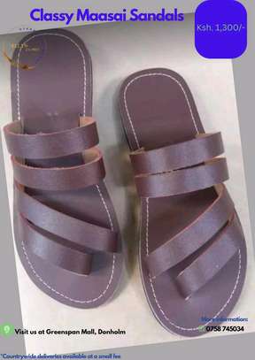 Men's leather sandals image 6