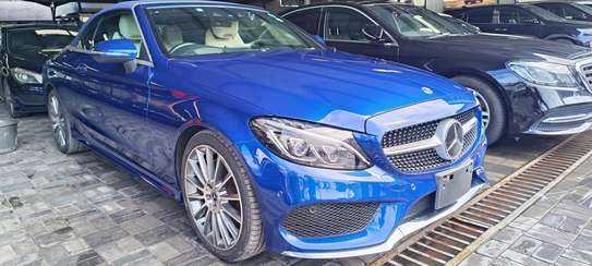 Mercedes Benz AMG C180 Convertable blue 2018 image 2