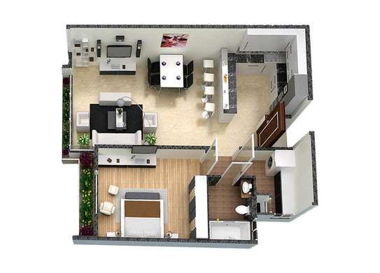 One Bedroom House Apartment image 3