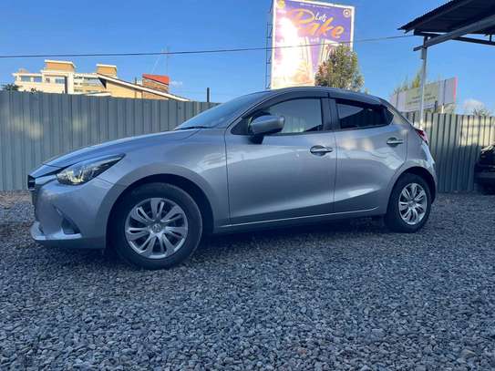 Mazda Demio gray color fully loaded 2018 image 1