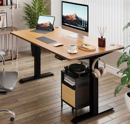 Office Desk : Height Adjustable Electrical Hackers Desk image 7