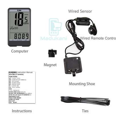 Sunding 576B Wired Bike Computer Bicycle Speedometer image 8