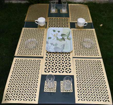 13pcs non woven table mats set image 1