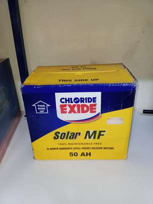 CHLORIDE EXIDE 50AH SOLAR MF BATTERY DRYCELL image 1