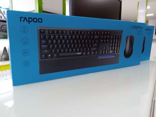 Rapoo X1800 Plus Wireless Keyboard and Mouse for office/home image 1