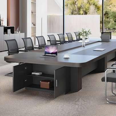 Office Table: 3m High-Capacity Conference Table image 4