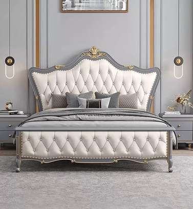 Modern Minimalist Luxury Wood Bed With Hidden Storage image 9