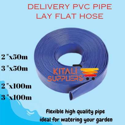 2' Delivery PVC Pipe Lay Flat Hose. image 1