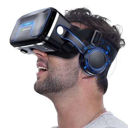 3D Virtual Reality Glasses With Headset image 1