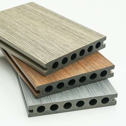 Composite Decking Boards Grey Oak Hollow Core image 3