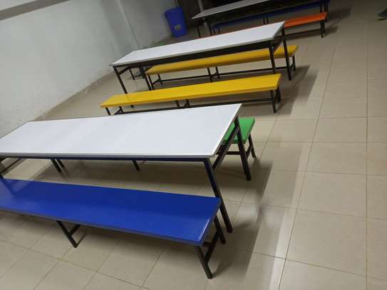 Dinning sets ( tables and chairs) for schools image 1