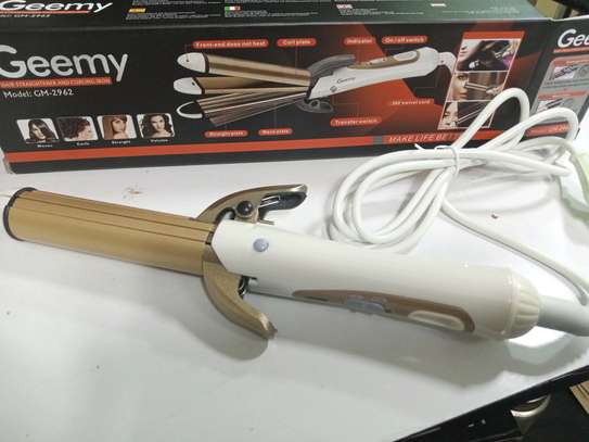 Geemy 2 in 1 hair straightener and curling iron GM-2961 image 1