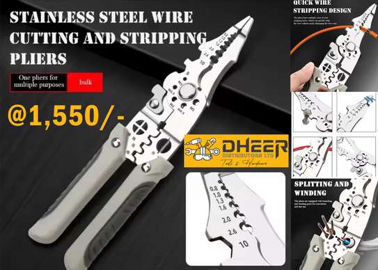 Stainless Steel Wire Stripping Pliers image 1