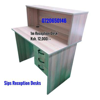 Reception Desk 1m image 1