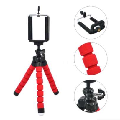 8flexible, portable, adjustable tripod camera phone holder image 2