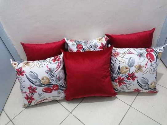 Decorative floral throw pillows image 7