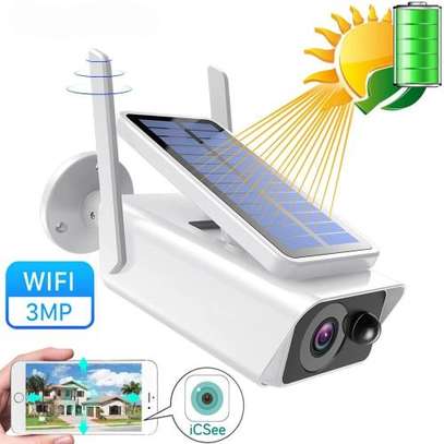 3MP Solary WiFi  Outdoor Surveillance Security Camera image 1