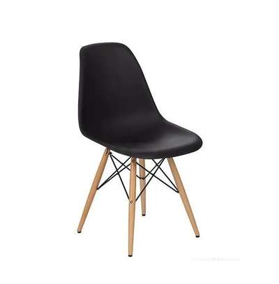 Office Chair; Emmy Wooden Legs Chair image 3