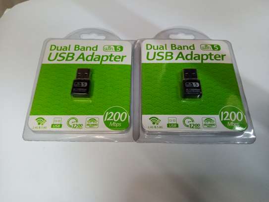 Dual Band USB 2.0 Wifi Adapter (2.4GHz+5GHz) image 1