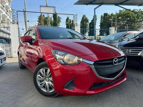 Mazda Demio red 2018 petrol image 2