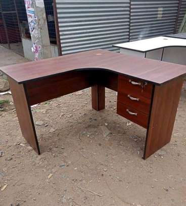 Office desk in brown image 1