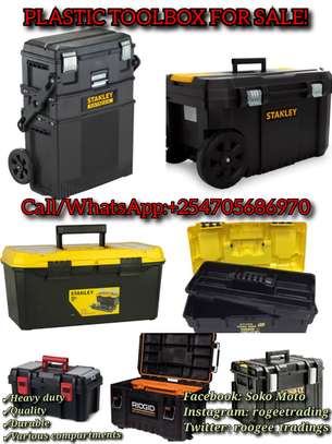 4in1 PLASTIC TOOLBOX FOR SALE image 1