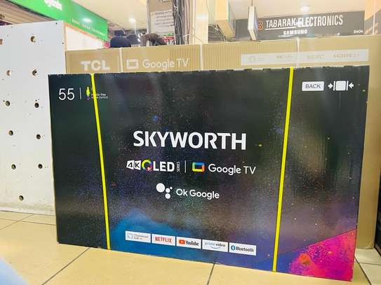 QLED Skyworth 55"4K TV image 1