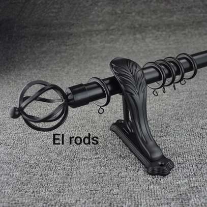 strong and hard attractive curtain rods image 1