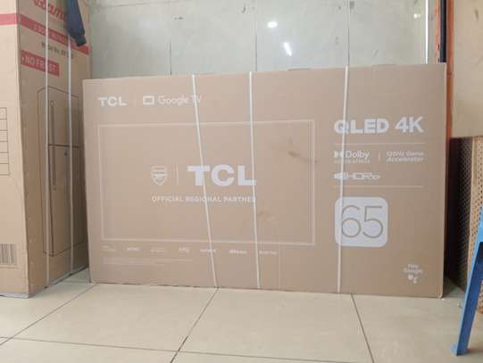 Tcl 65 inch smart Google QLED UHD 4K TV image 1