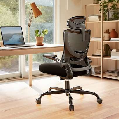 Office Chair; High Back Orthopedic Luxurious Office Chair image 1