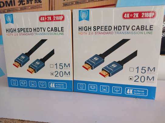 HDTV Premium High Speed HDMI 20M Cable 2.0 4K image 1