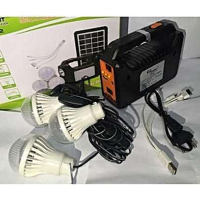 Solar Lighting System With 3 Bulbs And Panel image 2