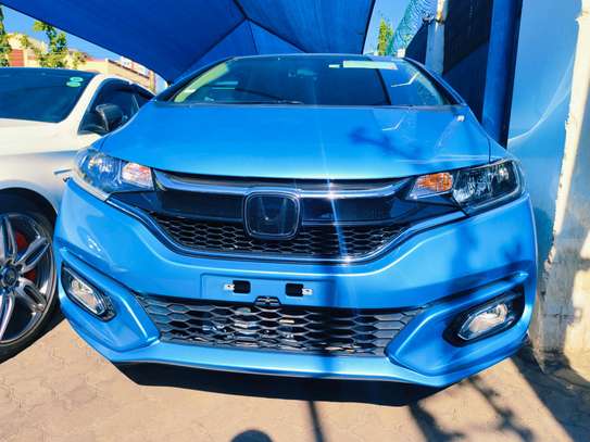 Honda Fit hybrid 2017 Blue 2wd image 1