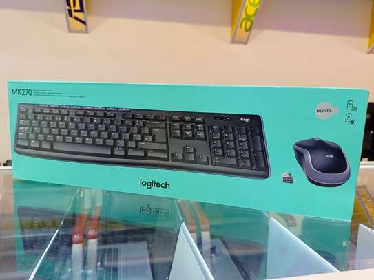 Logitech MK270 Wireless Keyboard & Mouse. image 1