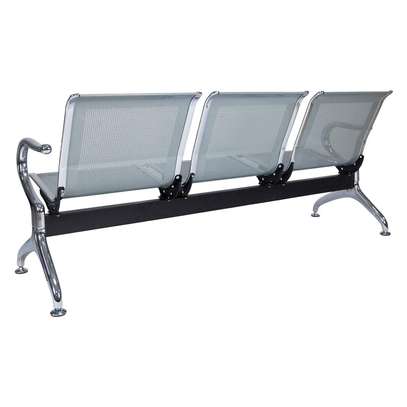 3 Seater Non Padded Waiting Bench image 8