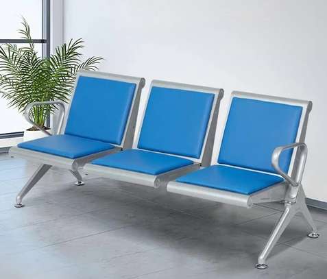Office Bench; 3 Link Heavy Duty Padded Reception Bench image 10