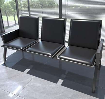 Leather Executive 3 Seater Office Sofa image 9