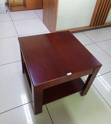 Modern Mahogany Squared Coffee Table image 2