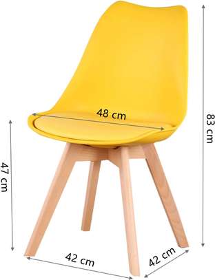 High Foam Cushion Bedroom Chair; Simple Modern Style image 3
