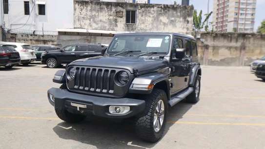 Jeep Wrangler Sahara Black 2019 image 2