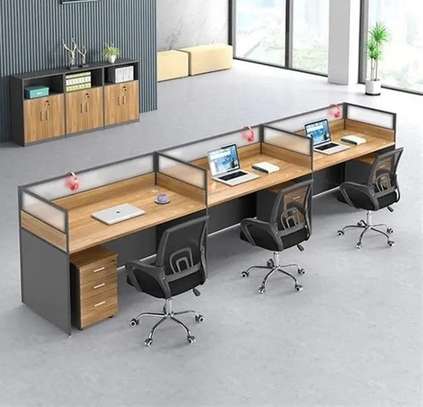3 Seater Cubic Office Workstation image 11
