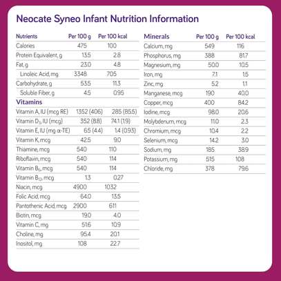 Neocate Syneo Infant Hypoallergenic Baby Formula image 2