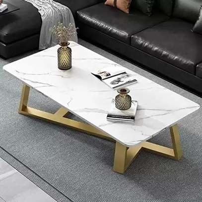 Modern Marble Top Coffee Table image 3