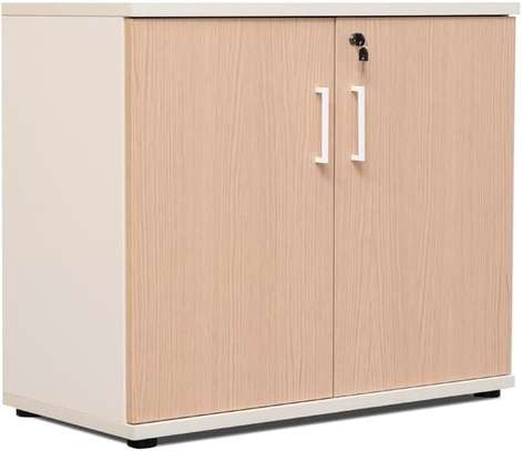 Office Cabinet; Brown Credenza Cabinet image 3