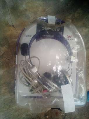 WEILE WIRED HEADPHONES WITH MIC ( NOISE CANCELLATION) image 1