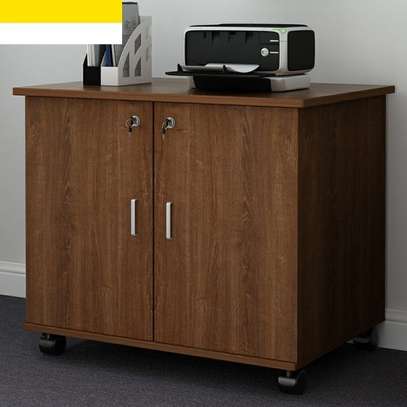 Storage Unit: 2 Door Mobile Credenza Cabinet For Filing image 4