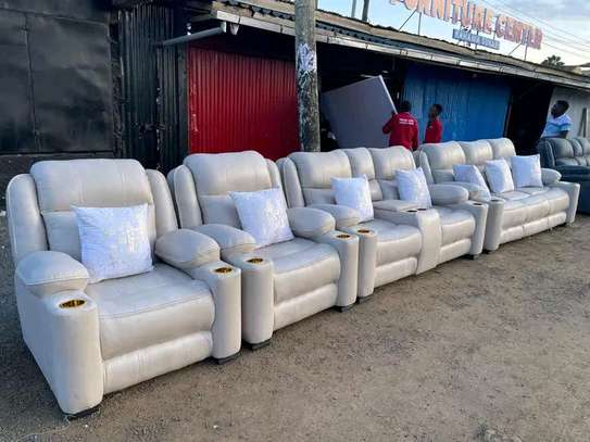 Modern semi recline 7 seater image 1