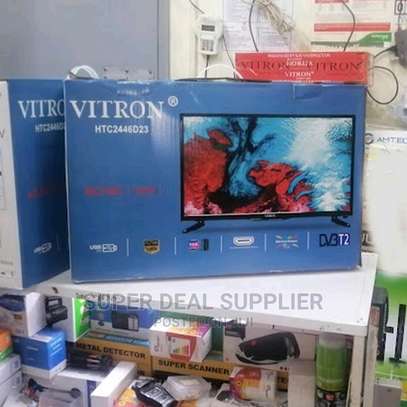Vitron 24 inches brown tv image 4