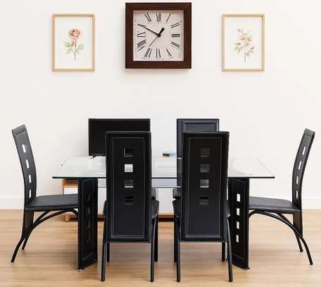 Office Dinning Set: 6-Seater Home Classic Dining Set image 4