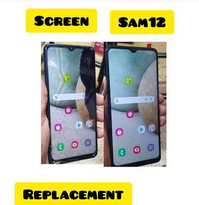 samsung A12 screen repair available @ 3500 image 1